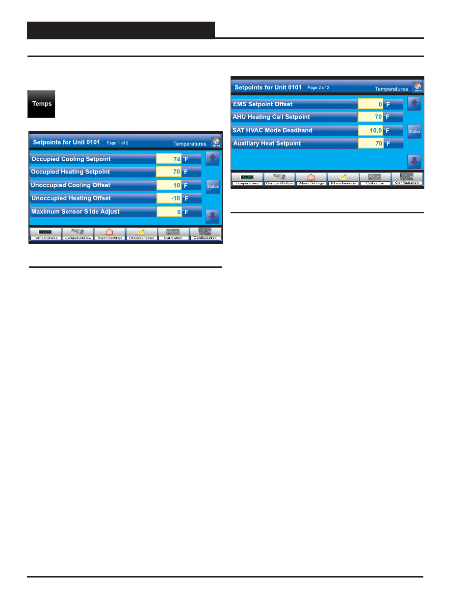 Vav/zone controllers, Vav/zone temperature setpoints, Smts ii technical guide 66 | Orion System System Manager TS II In-House User Manual | Page 66 / 84