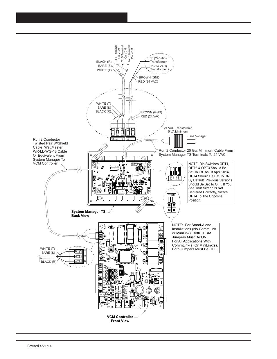 Components and wiring, Smts ii to vcm controller wiring, Smts ii technical guide 8 | Orion System System Manager TS II In-House User Manual | Page 8 / 84