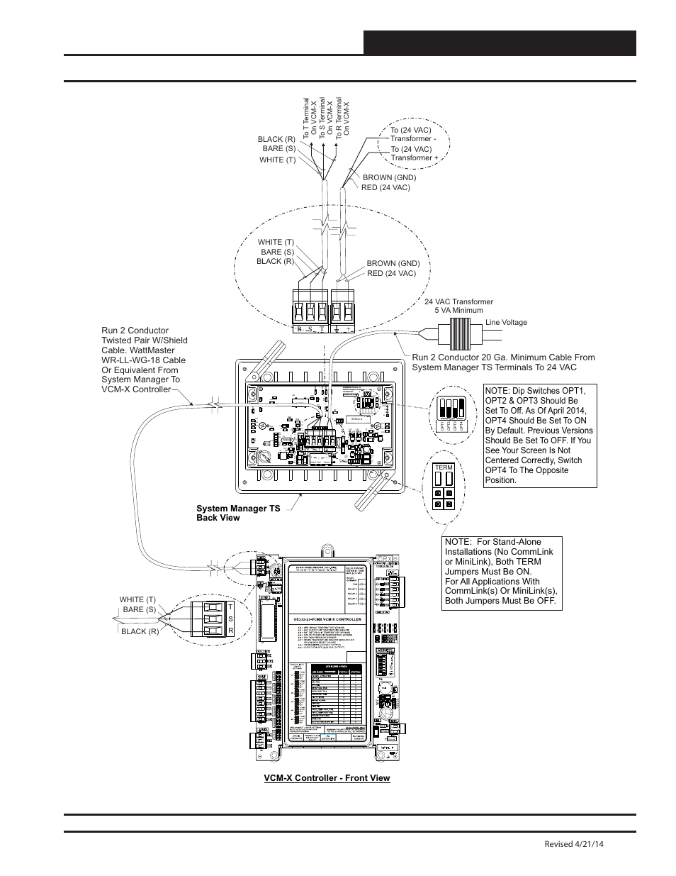 Components and wiring, Smts ii to vcm-x controller wiring, Smts ii technical guide | System manager ts back view | Orion System System Manager TS II In-House User Manual | Page 9 / 84