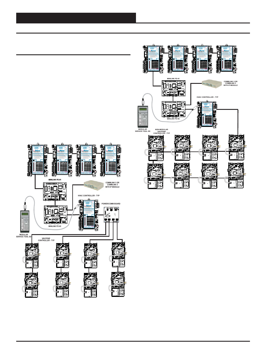 Networked multiple loop system, Modular service tool sd operator interface, Systems design technical guide 14 | Orion System Systems Design User Manual | Page 14 / 32