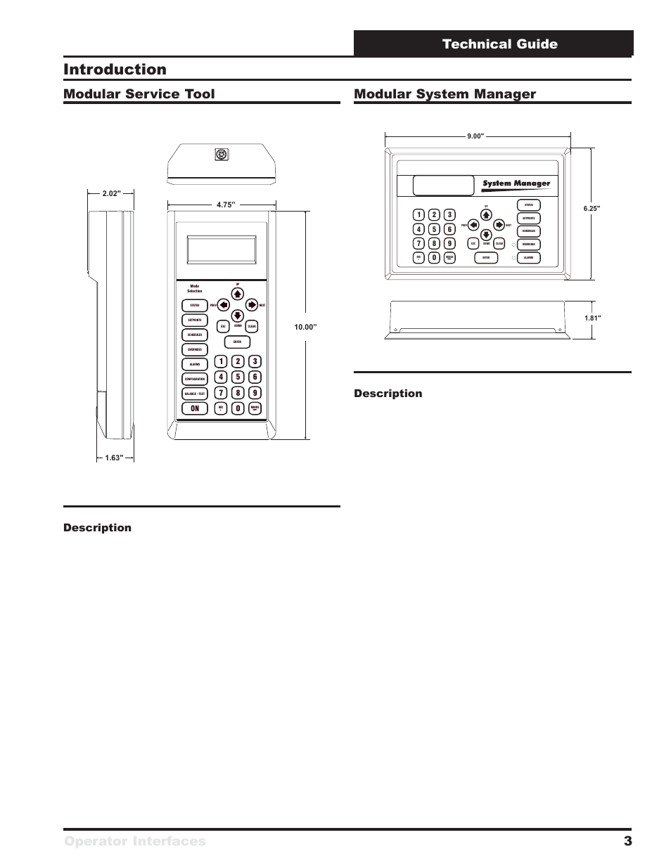 Introduction, Modular service tool | Orion System MUA II D Controllers Operator Interfaces User Manual | Page 3 / 24