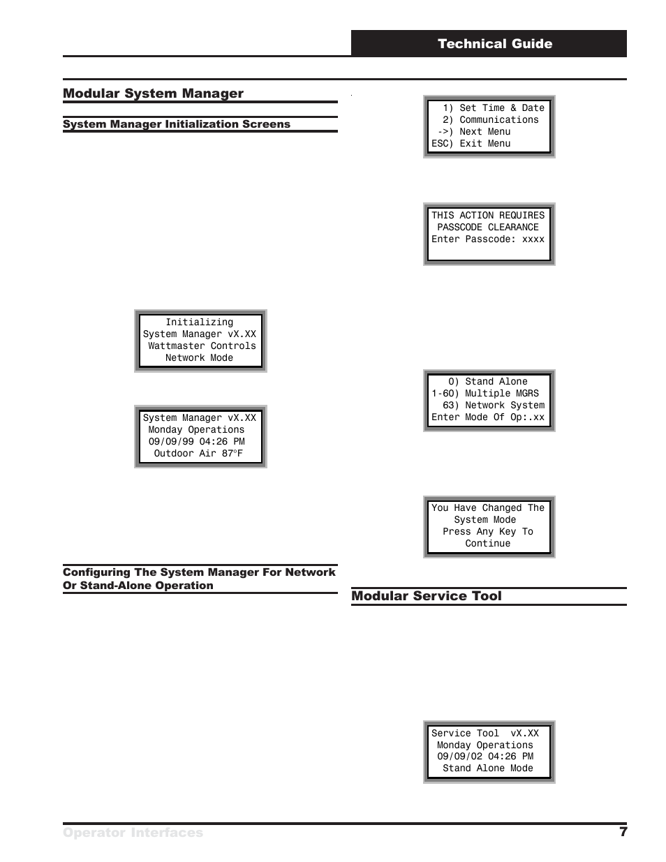 Orion System MUA II D Controllers Operator Interfaces User Manual | Page 7 / 24