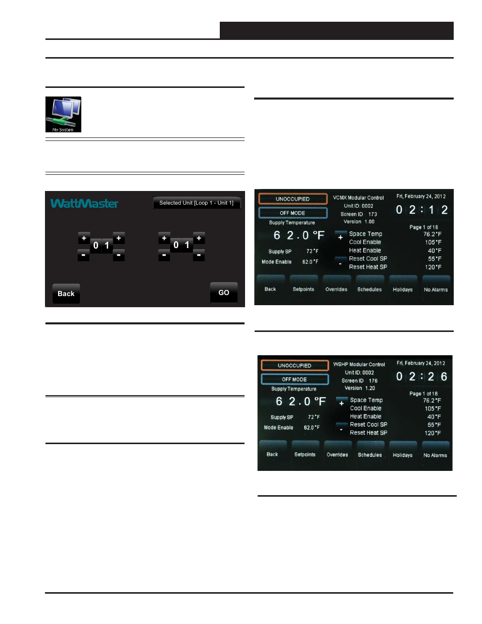 Vcm, vcm-x & vcb-x controllers | Orion System OE392-10 System Manager TS User Manual | Page 19 / 80