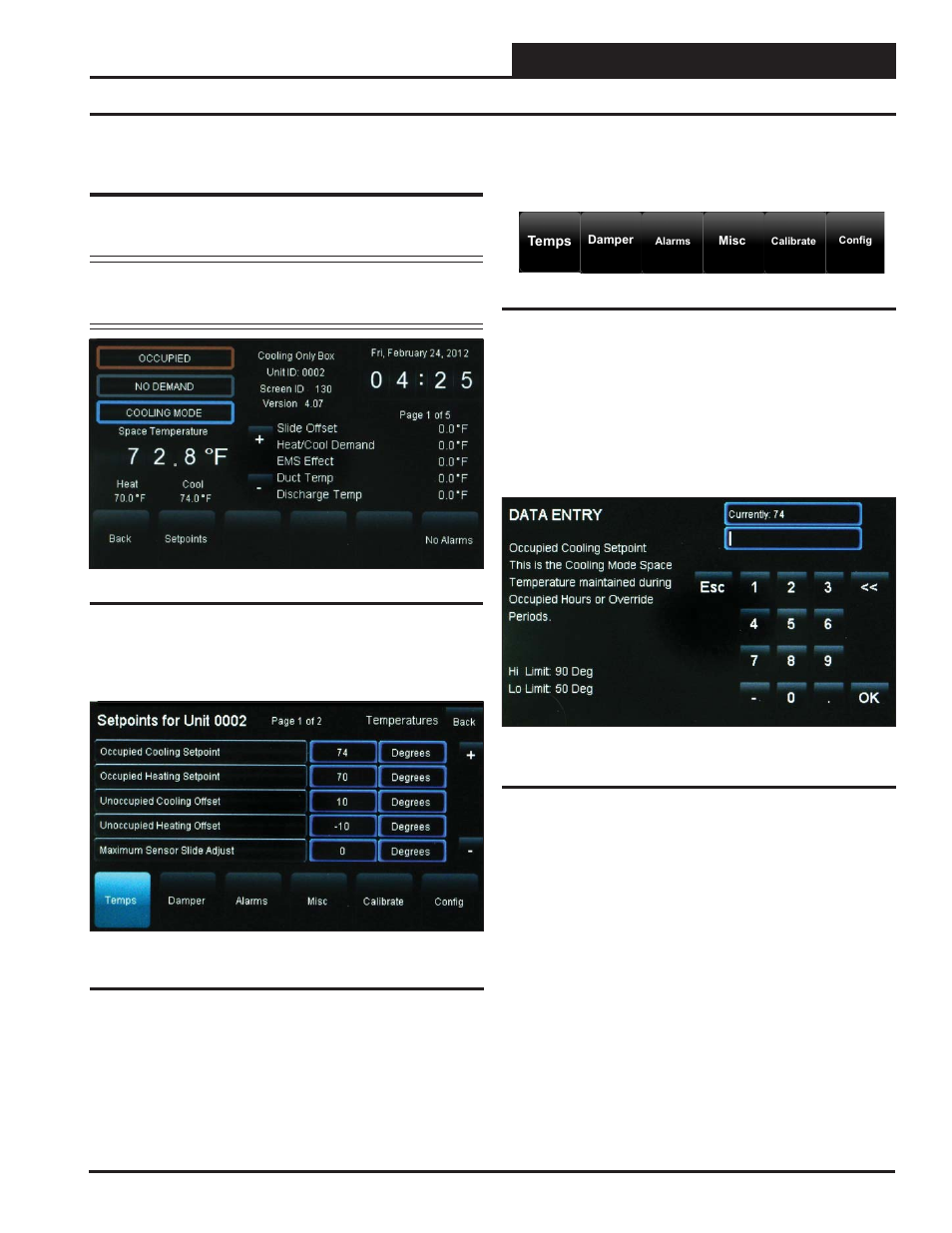 Vav/zone controllers, Accessing and entering vav/zone setpoints, Smts technical guide | Orion System OE392-10 System Manager TS User Manual | Page 51 / 80