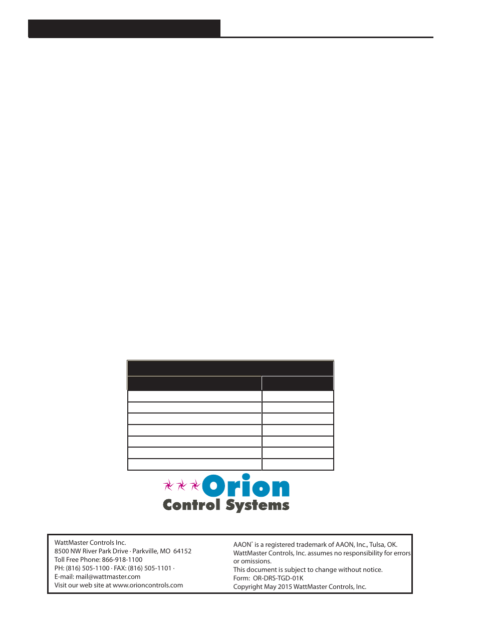 Orion System Digital Room v.1 User Manual | Page 2 / 16