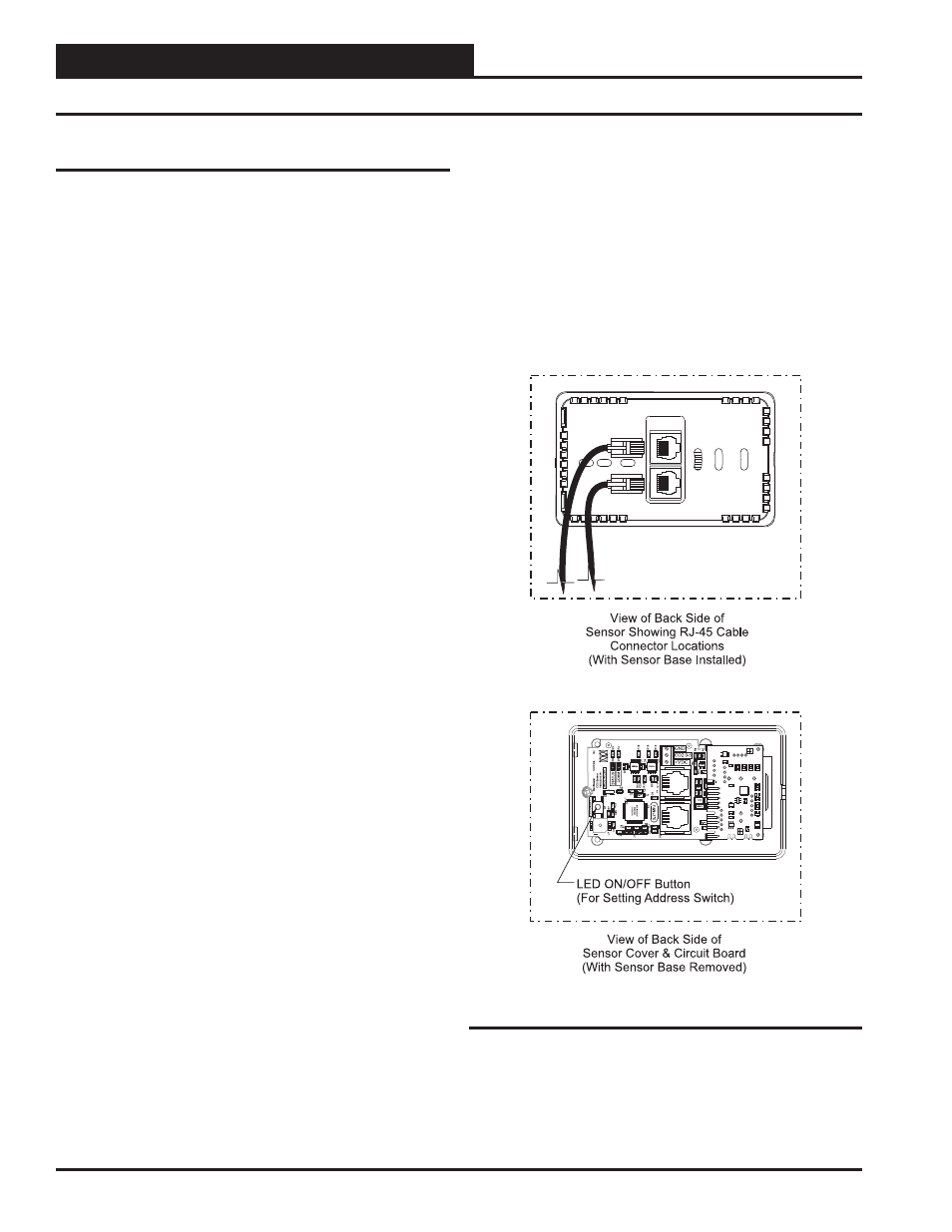 Sensor, Duct mounted co, Sensor installation | Technical guide 6 | Orion System CO2 Sensor v.1 User Manual | Page 6 / 12