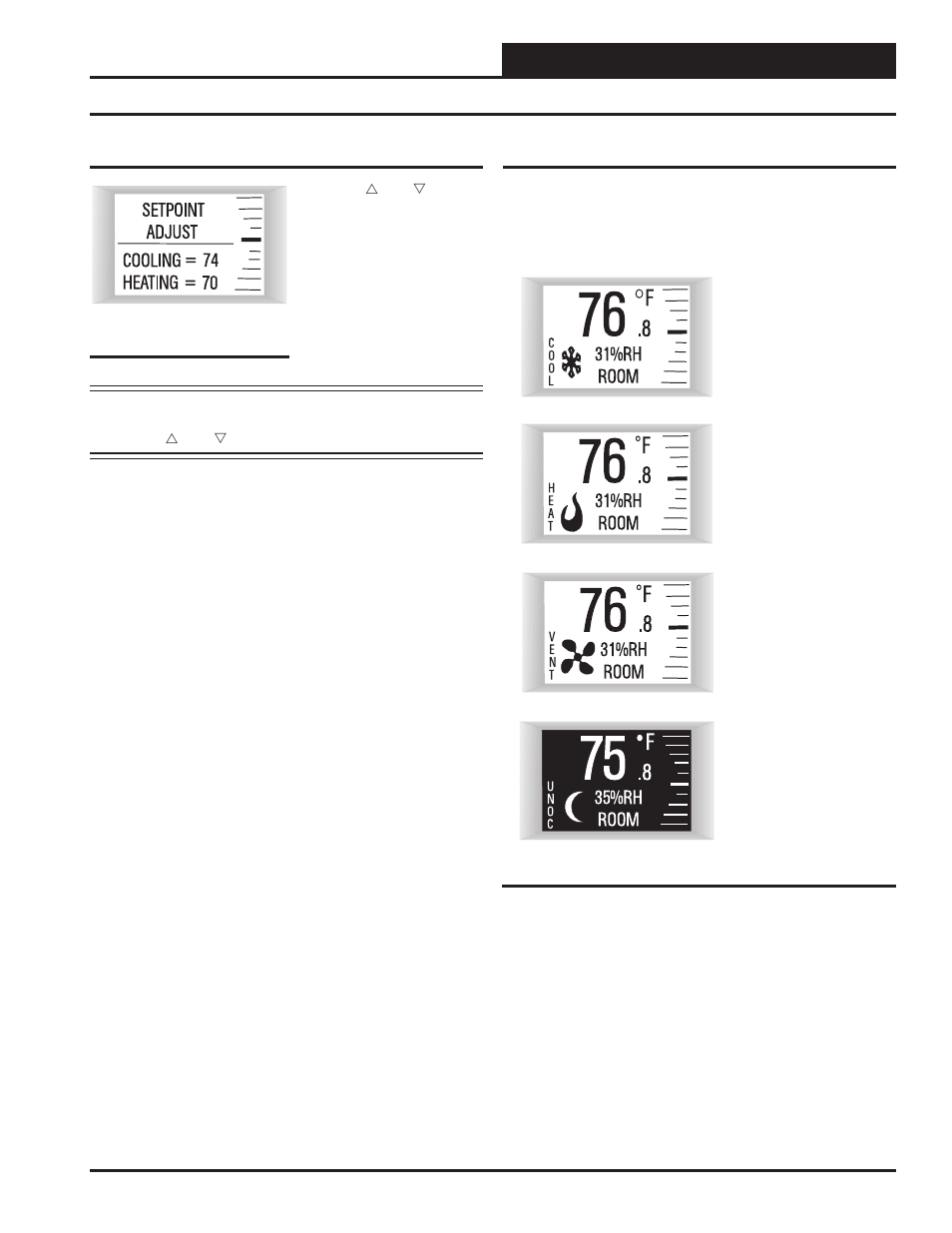 E-bus digital room sensor, Sensor operation | Orion System E-BUS Digital Room v.1 User Manual | Page 7 / 16