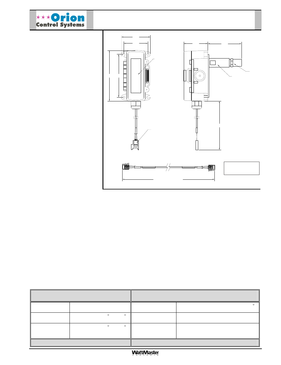 Description, Mounting, Page | Three year warranty, 1 of 1 | Orion System OE217-00 User Manual | Page 17 / 38