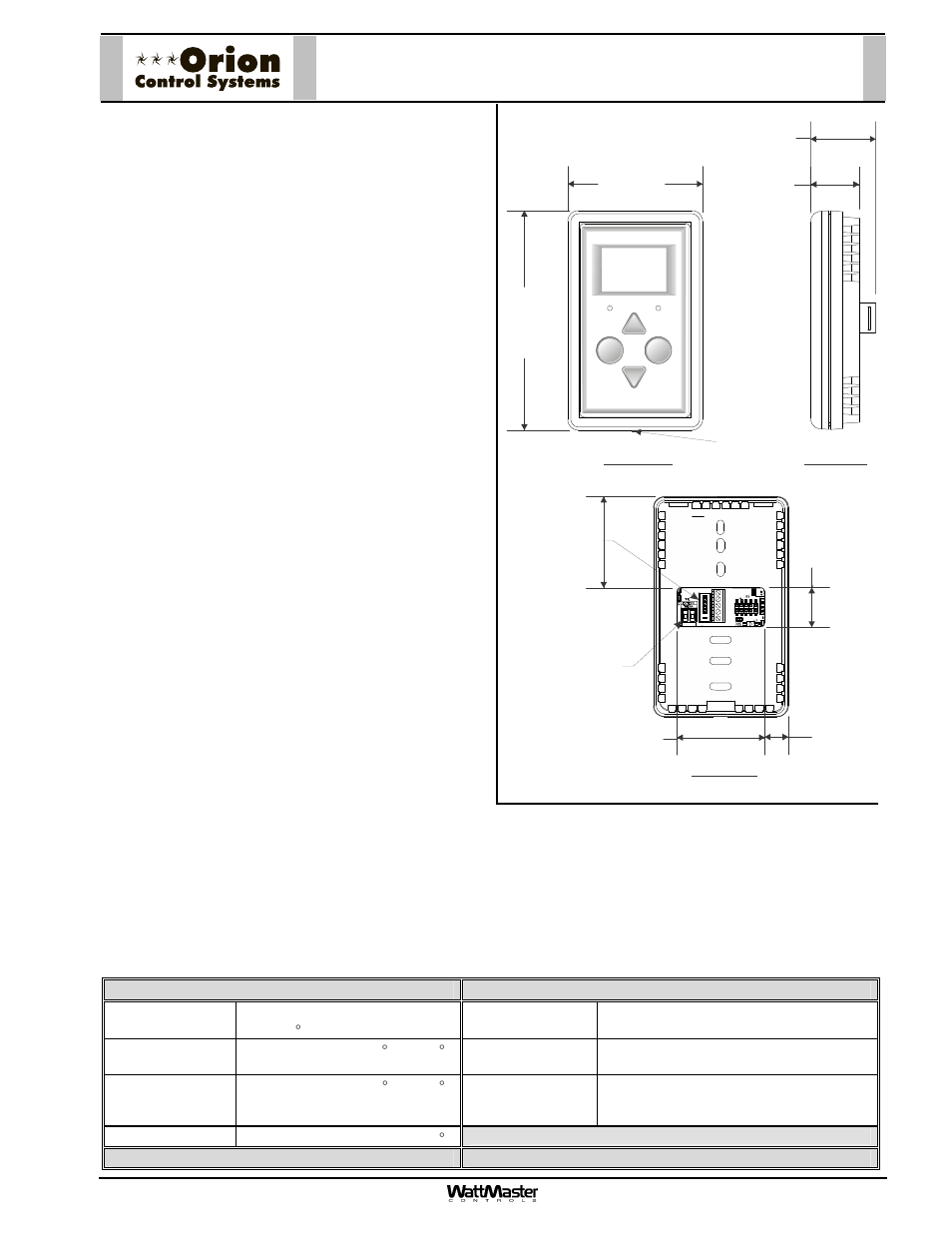 Description, Mounting, Page | Orion System OE217-00 User Manual | Page 3 / 38