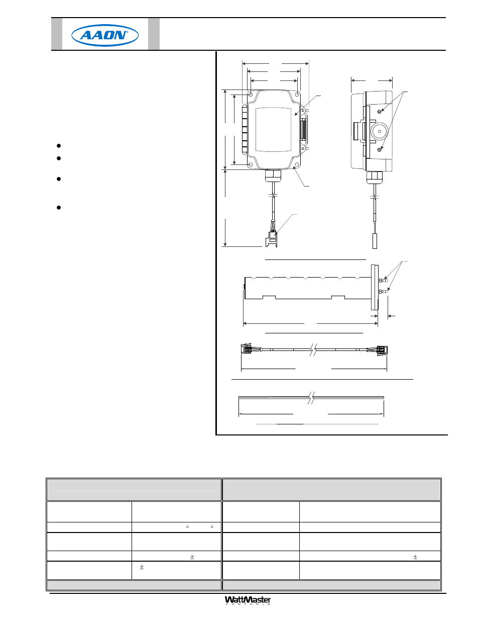 Description, Mounting, Page | Sensor with remote pickup | Orion System OE217-00 User Manual | Page 36 / 38