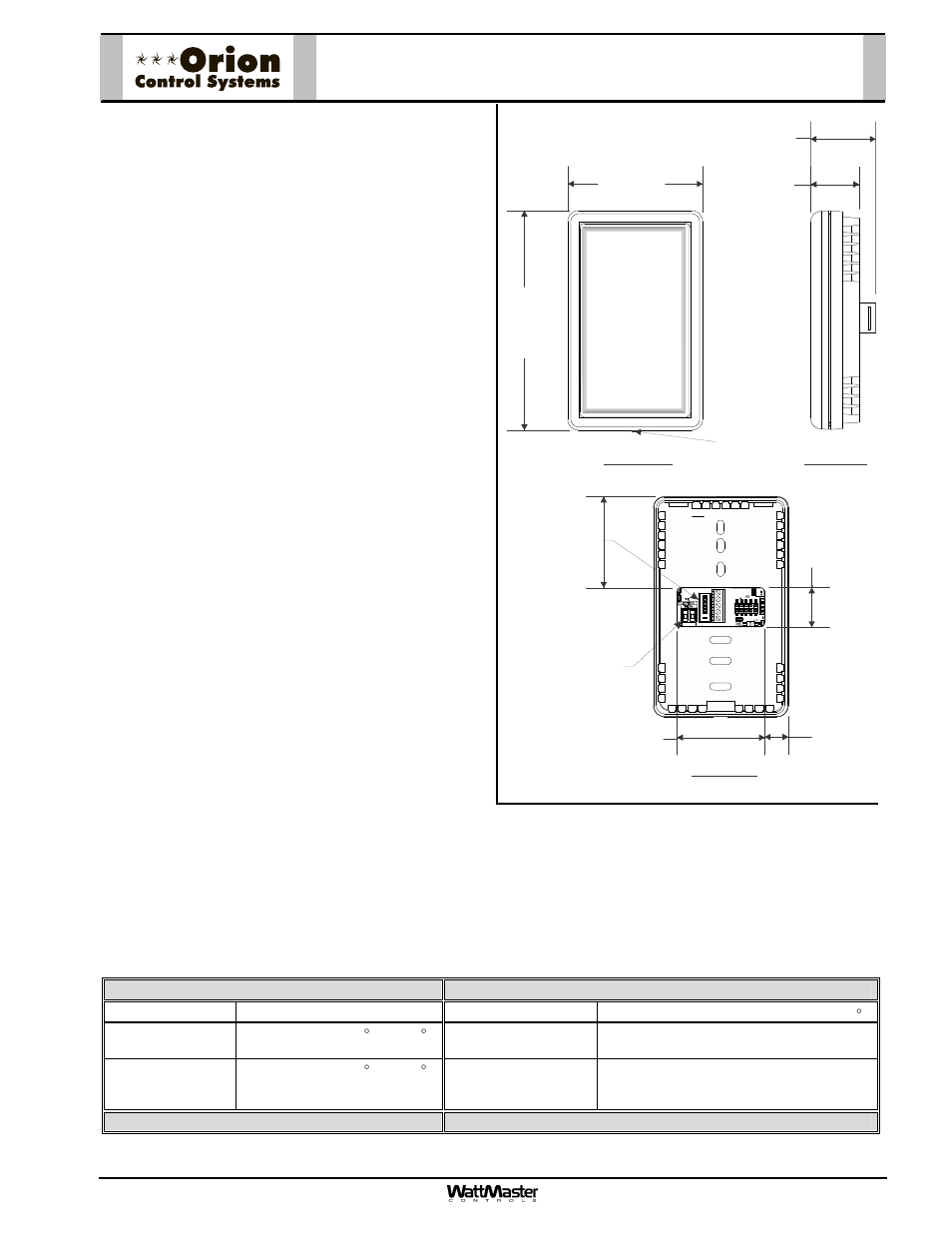 Description, Mounting, Page | Orion System OE217-00 User Manual | Page 4 / 38