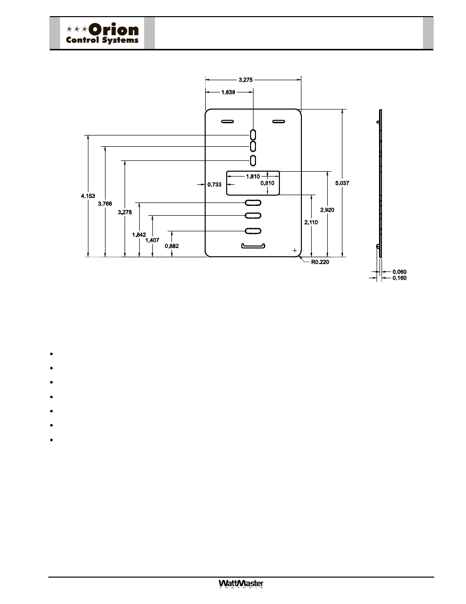 Description, Mounting | Orion System OE217-00 User Manual | Page 5 / 38