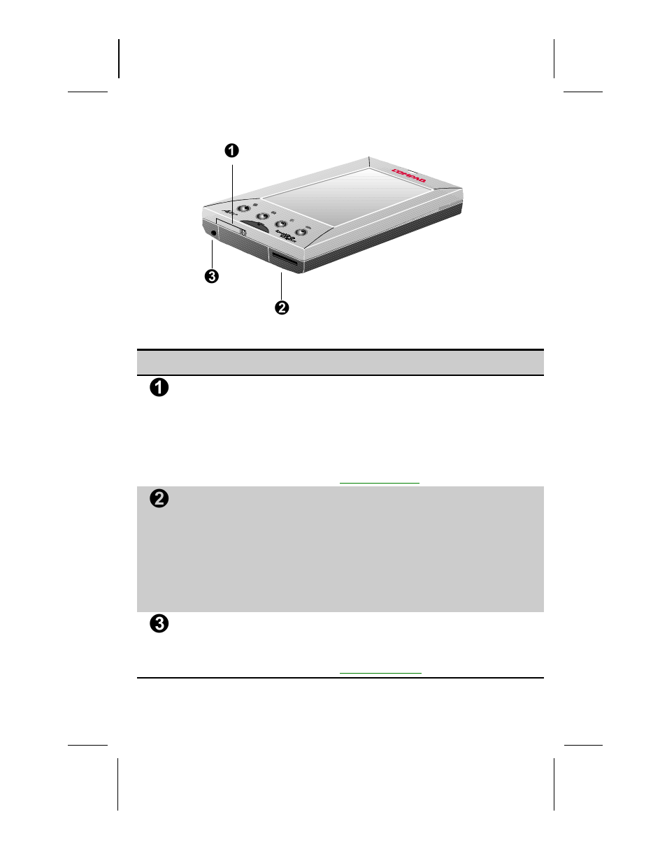 Bottom edge components, Ottom, Omponents | Кл м | Compaq AERO 2100 User Manual | Page 15 / 192