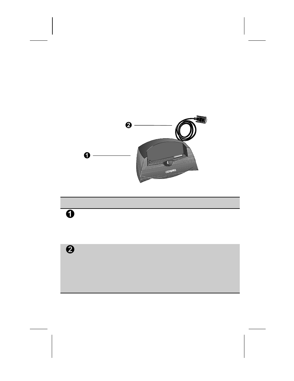 Cradle components and auto-sync cable | Compaq AERO 2100 User Manual | Page 18 / 192