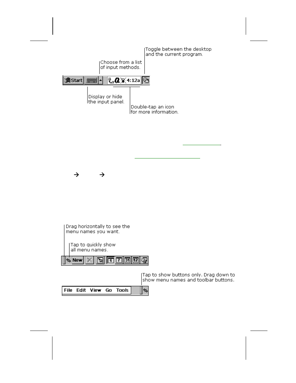 Command bar, Ommand | Compaq AERO 2100 User Manual | Page 29 / 192