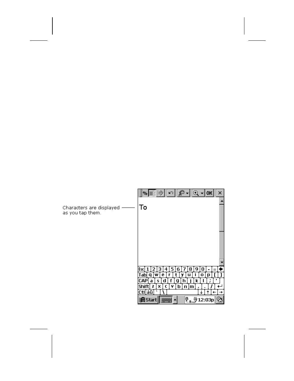 Typing and writing on your device, Yping and, Riting on | Evice | Compaq AERO 2100 User Manual | Page 30 / 192