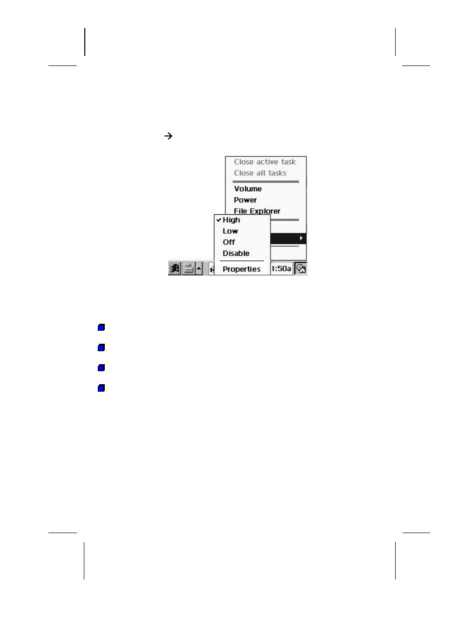 Using the q menu's backlight control | Compaq AERO 2100 User Manual | Page 38 / 192