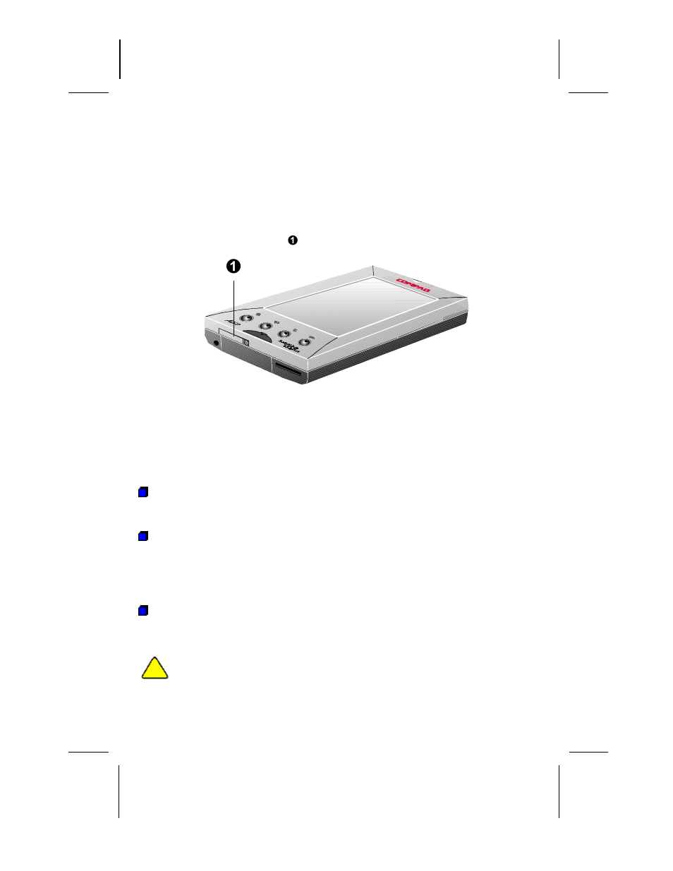 Battery. for more information, see, Backup battery, In chapter 3 | Ackup, Attery | Compaq AERO 2100 User Manual | Page 50 / 192