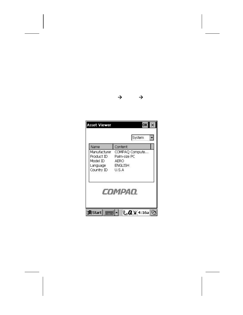 Using the asset viewer, Sing the, Sset | Iewer | Compaq AERO 2100 User Manual | Page 60 / 192