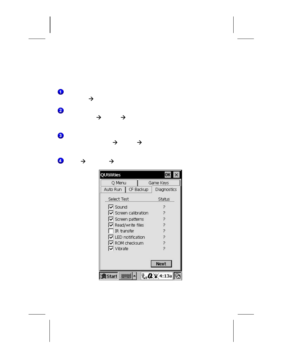 Diagnostics | Compaq AERO 2100 User Manual | Page 66 / 192