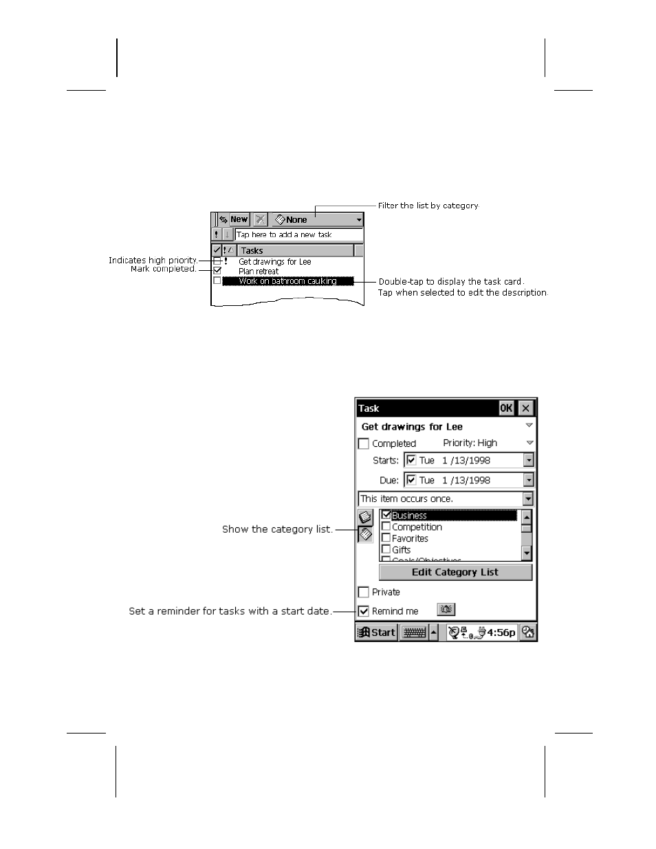 Tasks, Asks | Compaq AERO 2100 User Manual | Page 88 / 192