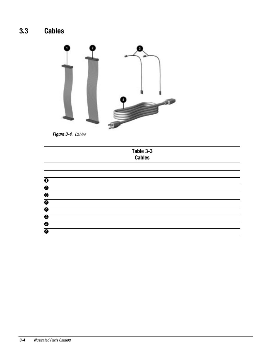 3 cables | Compaq DESKPRO 1000 User Manual | Page 32 / 99