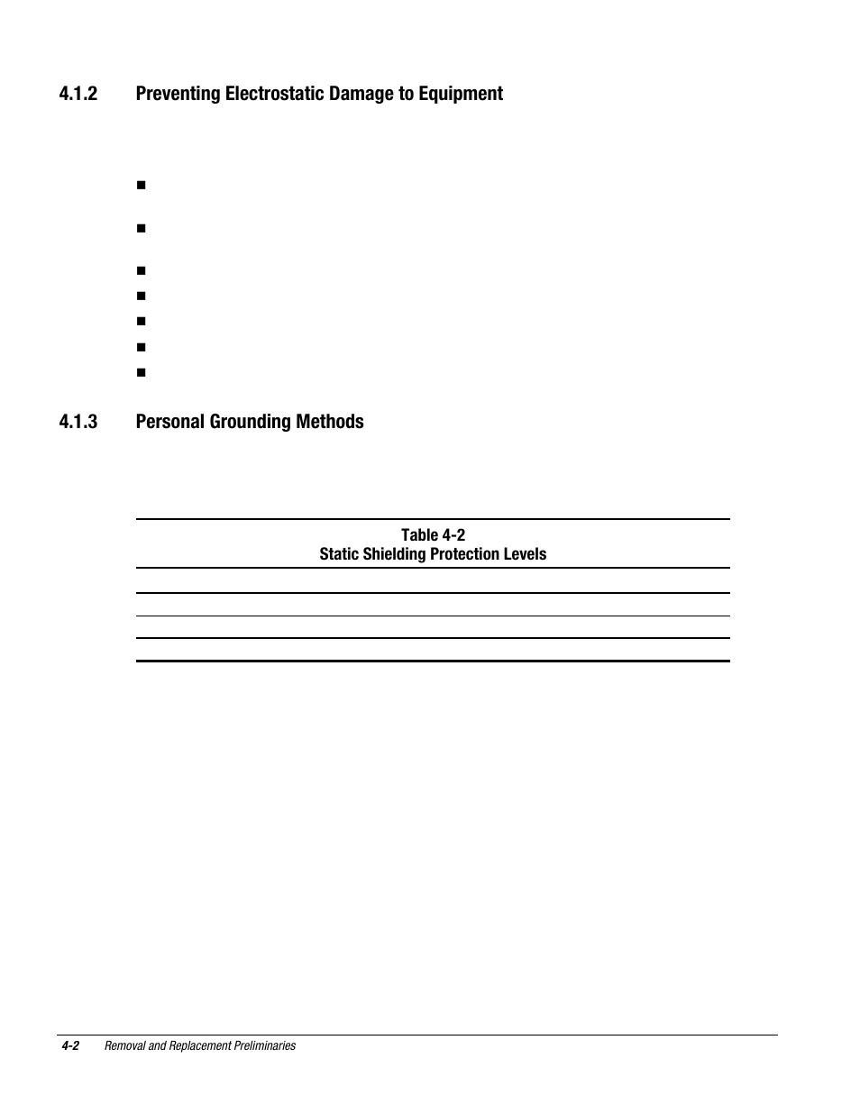 2 preventing electrostatic damage to equipment, 3 personal grounding methods | Compaq DESKPRO 1000 User Manual | Page 39 / 99