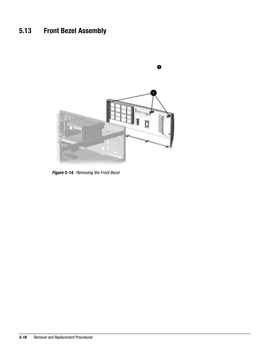 13 front bezel assembly | Compaq DESKPRO 1000 User Manual | Page 60 / 99