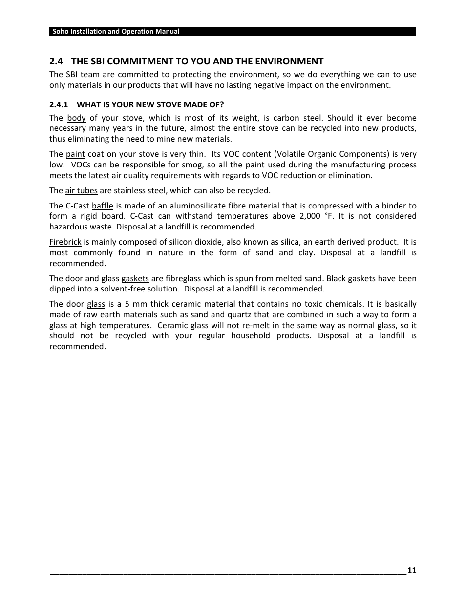 Osburn OB01520 User Manual | Page 11 / 64