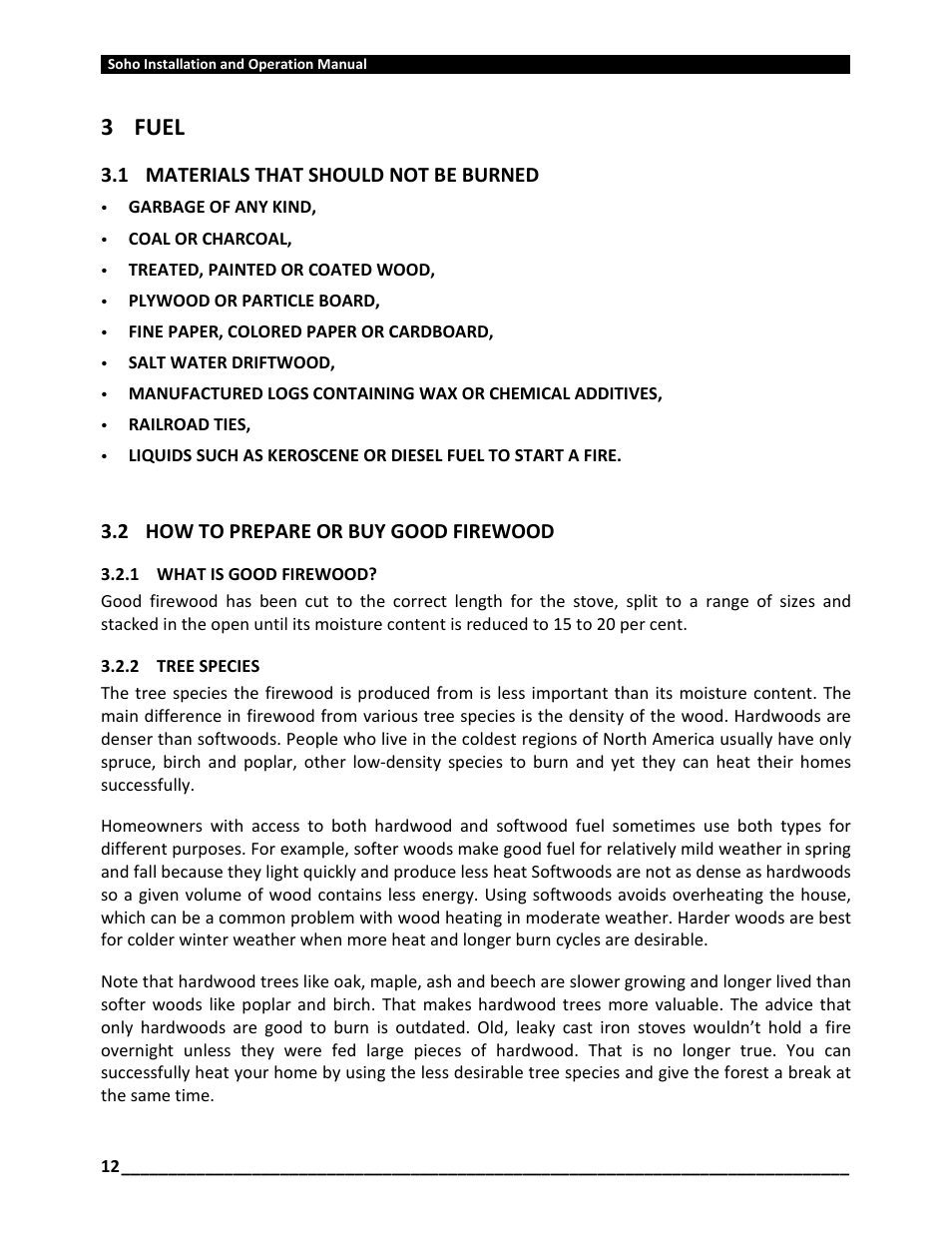 3fuel | Osburn OB01520 User Manual | Page 12 / 64