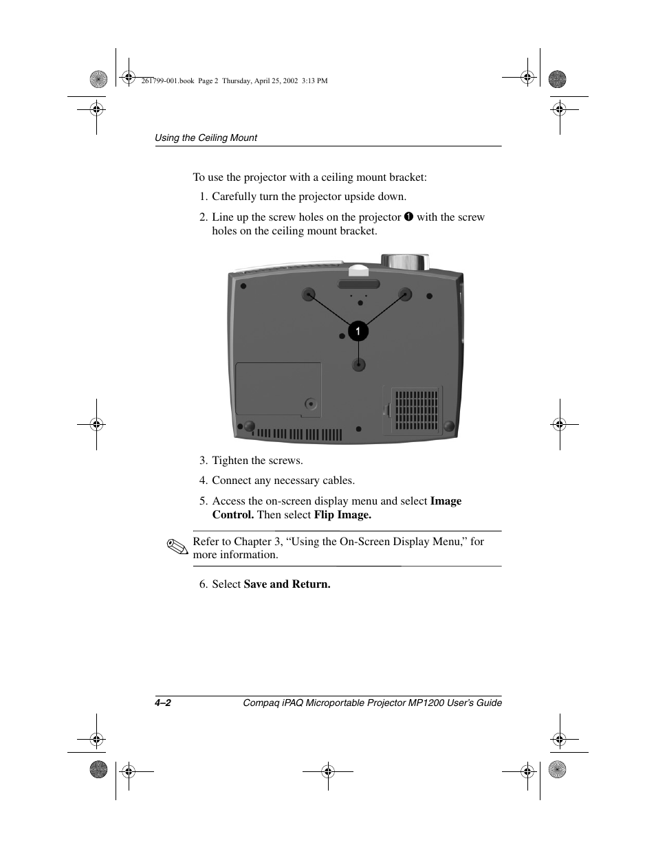 Compaq MP1200 User Manual | Page 36 / 67