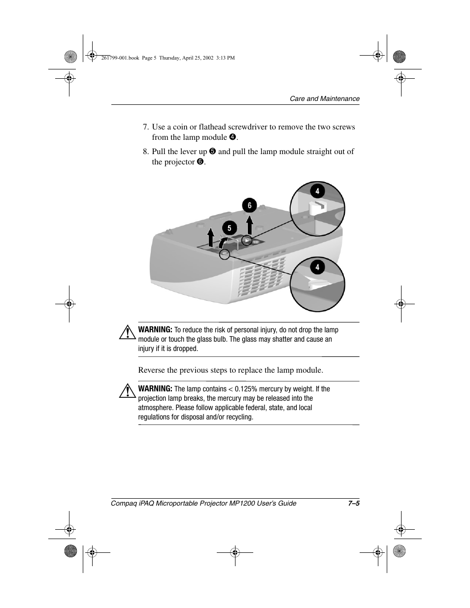 Compaq MP1200 User Manual | Page 54 / 67