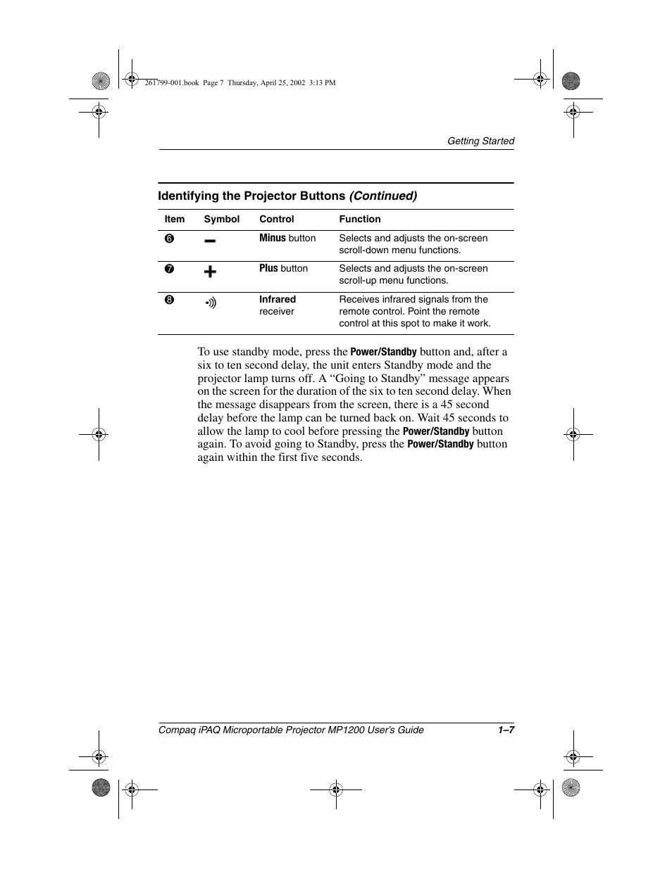 Compaq MP1200 User Manual | Page 9 / 67