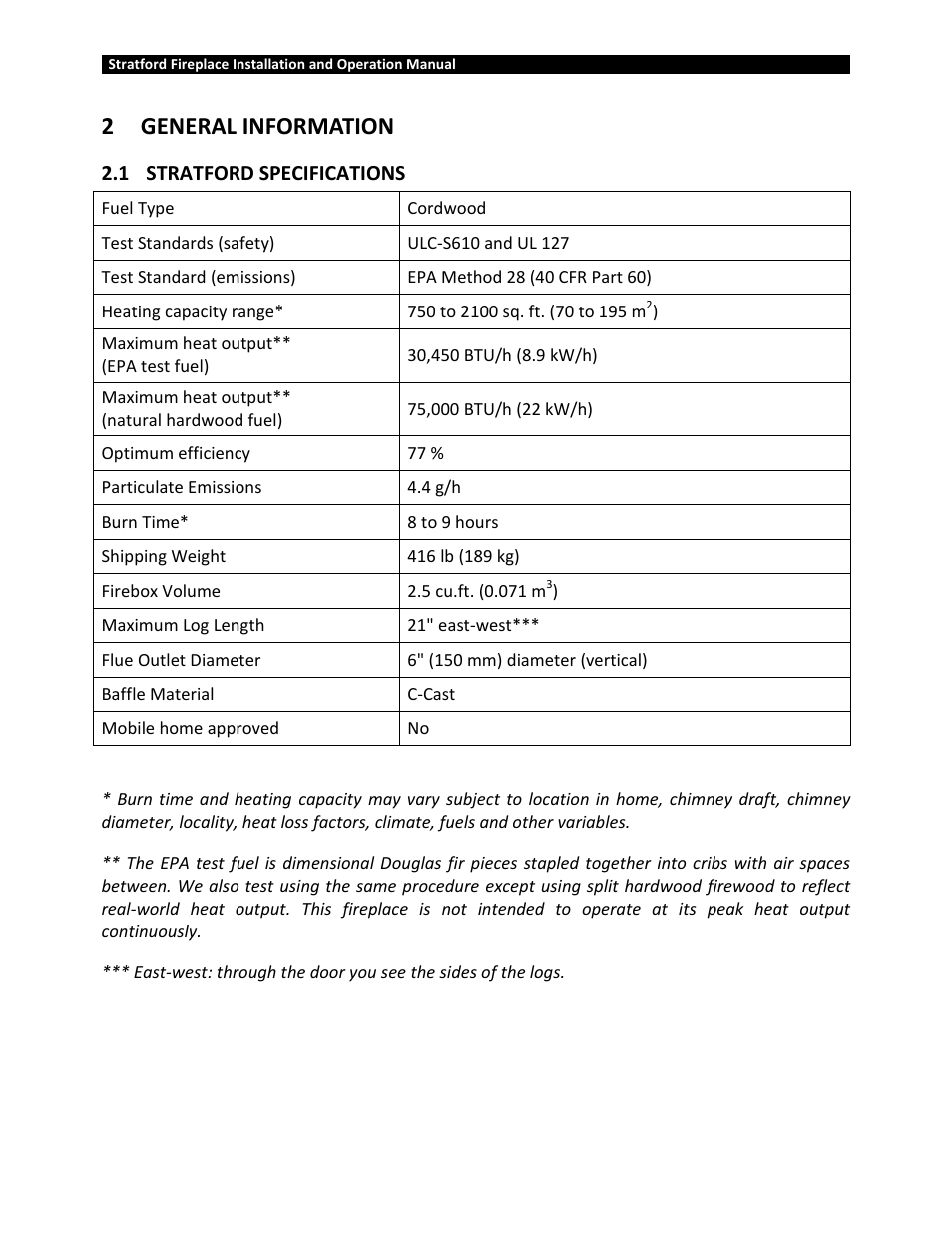 2general information | Osburn OB04002 User Manual | Page 8 / 100