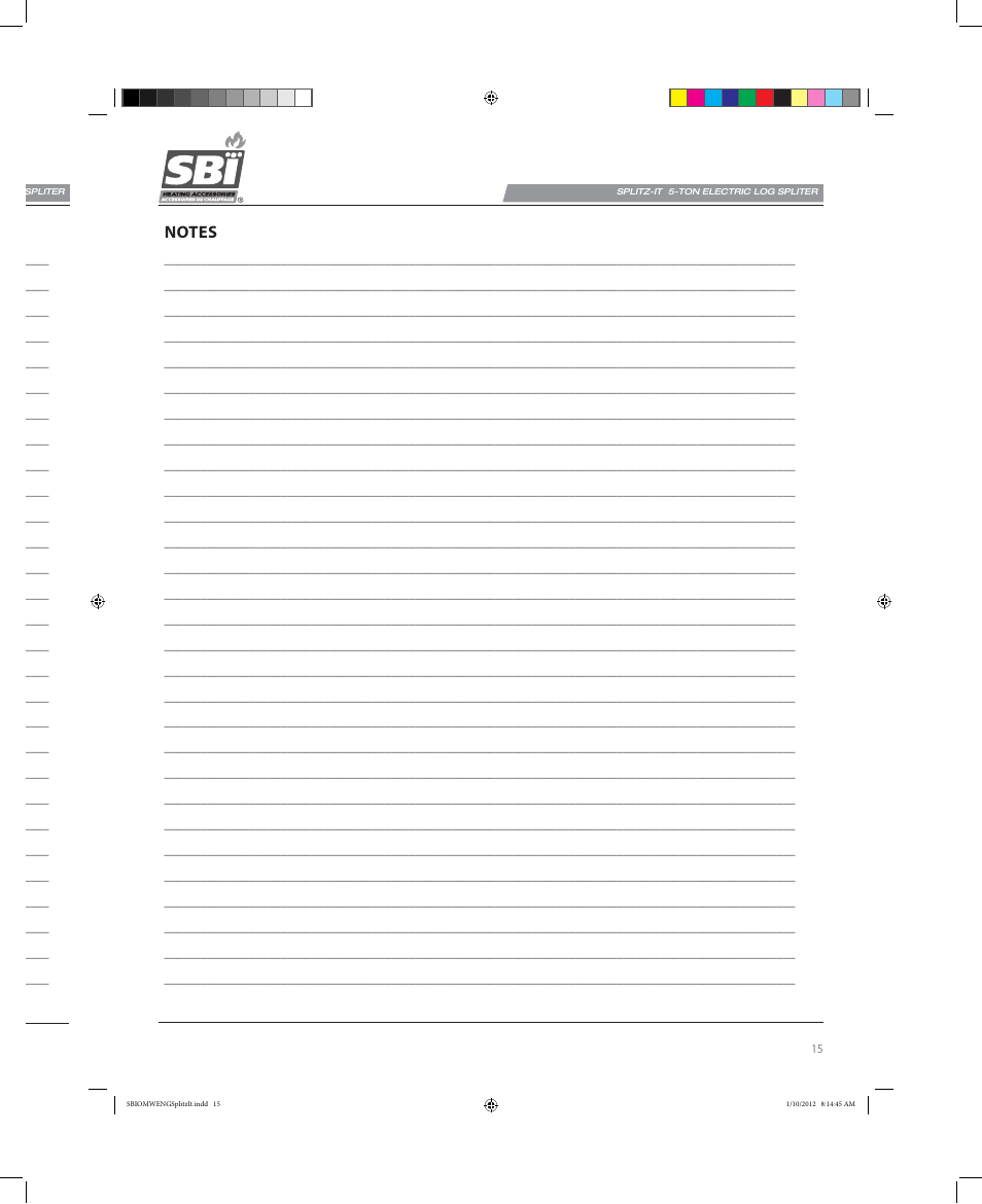 Osburn AC02585 User Manual | Page 15 / 16