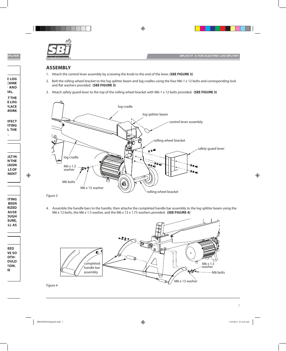 Warning, Important, Caution | Assembly | Osburn AC02585 User Manual | Page 7 / 16