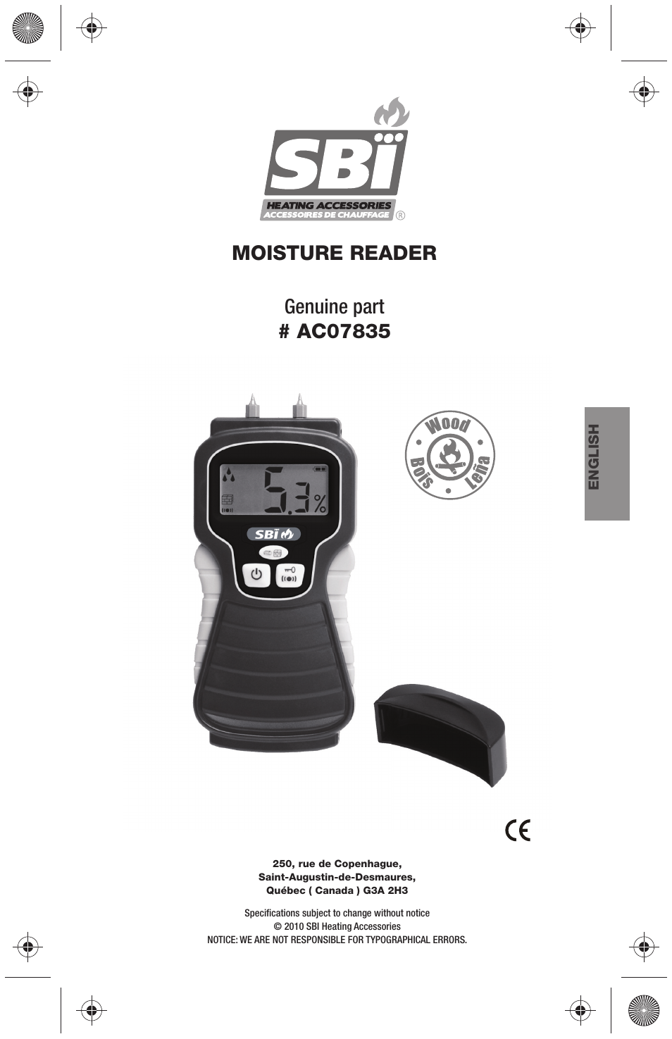 Osburn AC07835 User Manual | 12 pages