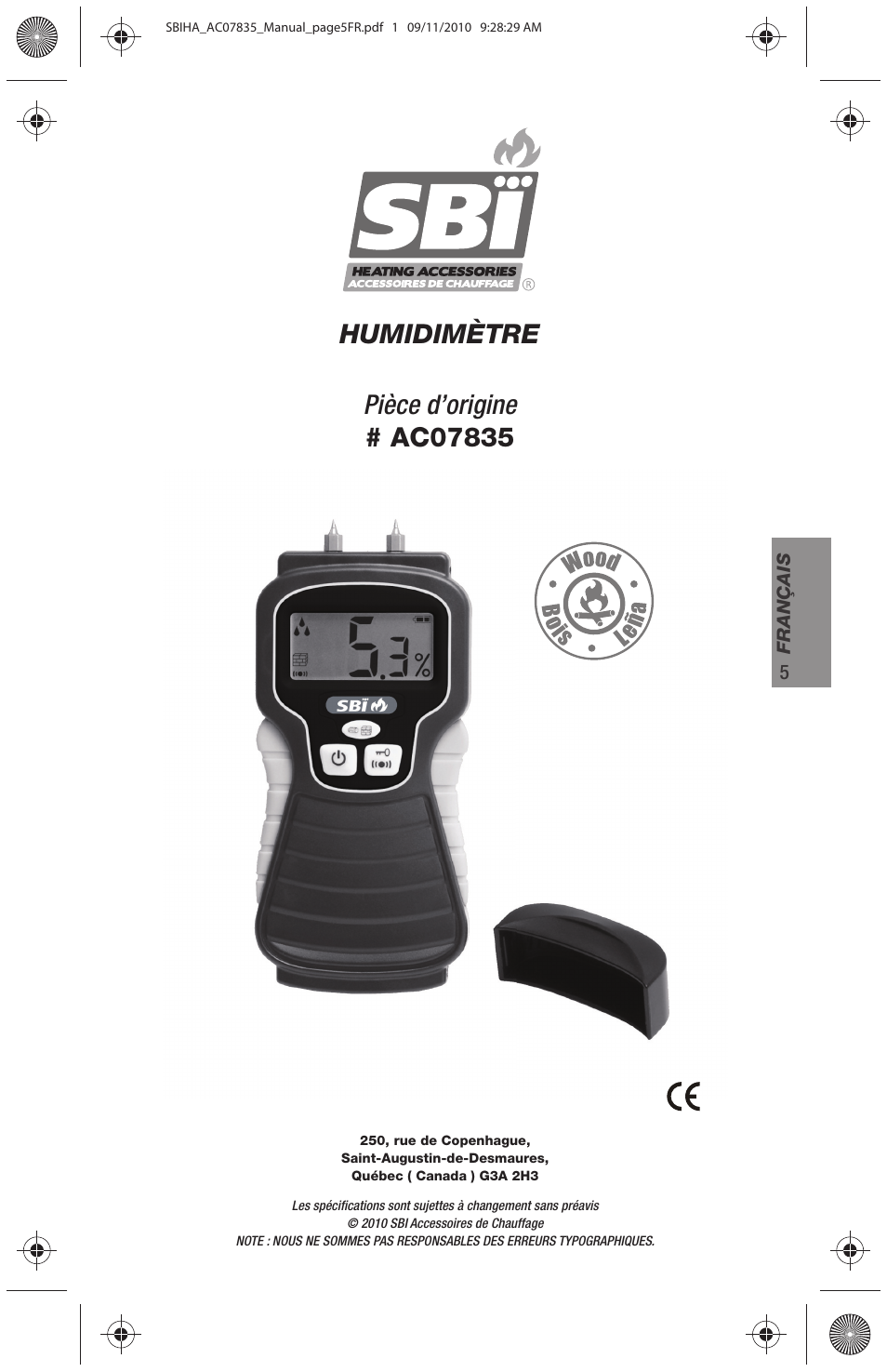 Osburn AC07835 User Manual | Page 5 / 12