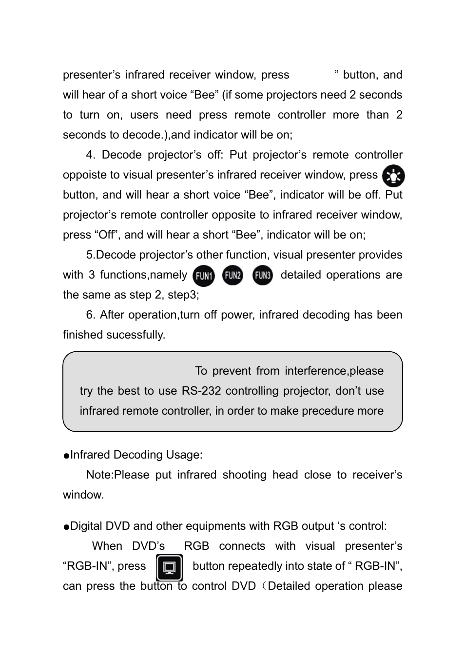 Warmly suggest | Osoto PH-130W User Manual | Page 23 / 28