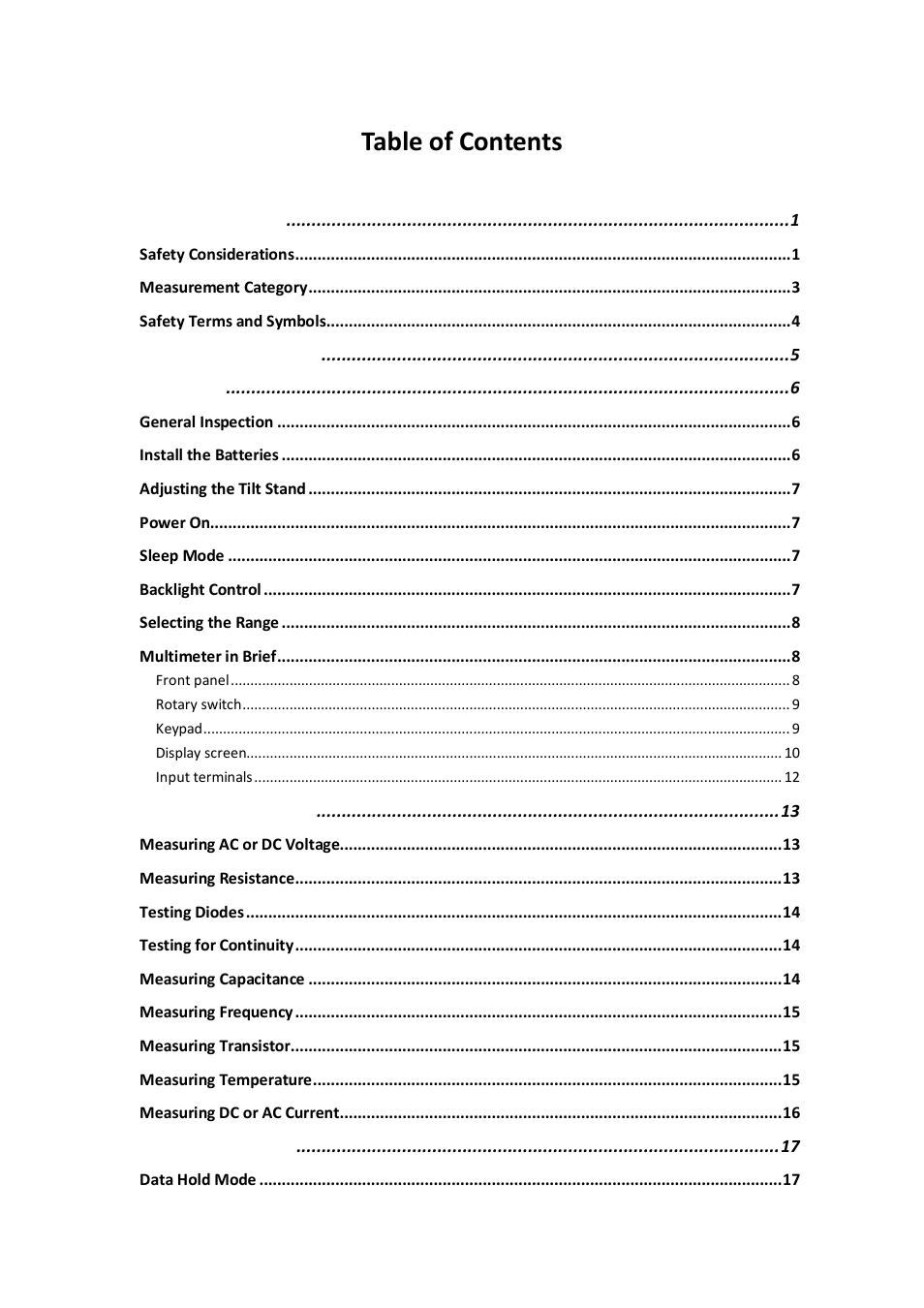 OWON B35(T) User Manual | Page 4 / 32