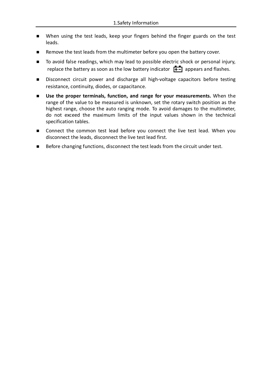 OWON B35(T) User Manual | Page 7 / 32