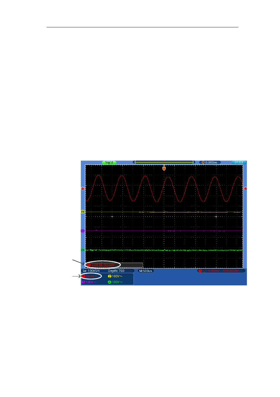 Use vertical position and volts/div knobs, How to set the horizontal system | OWON TDS Series User Manual | Page 35 / 82