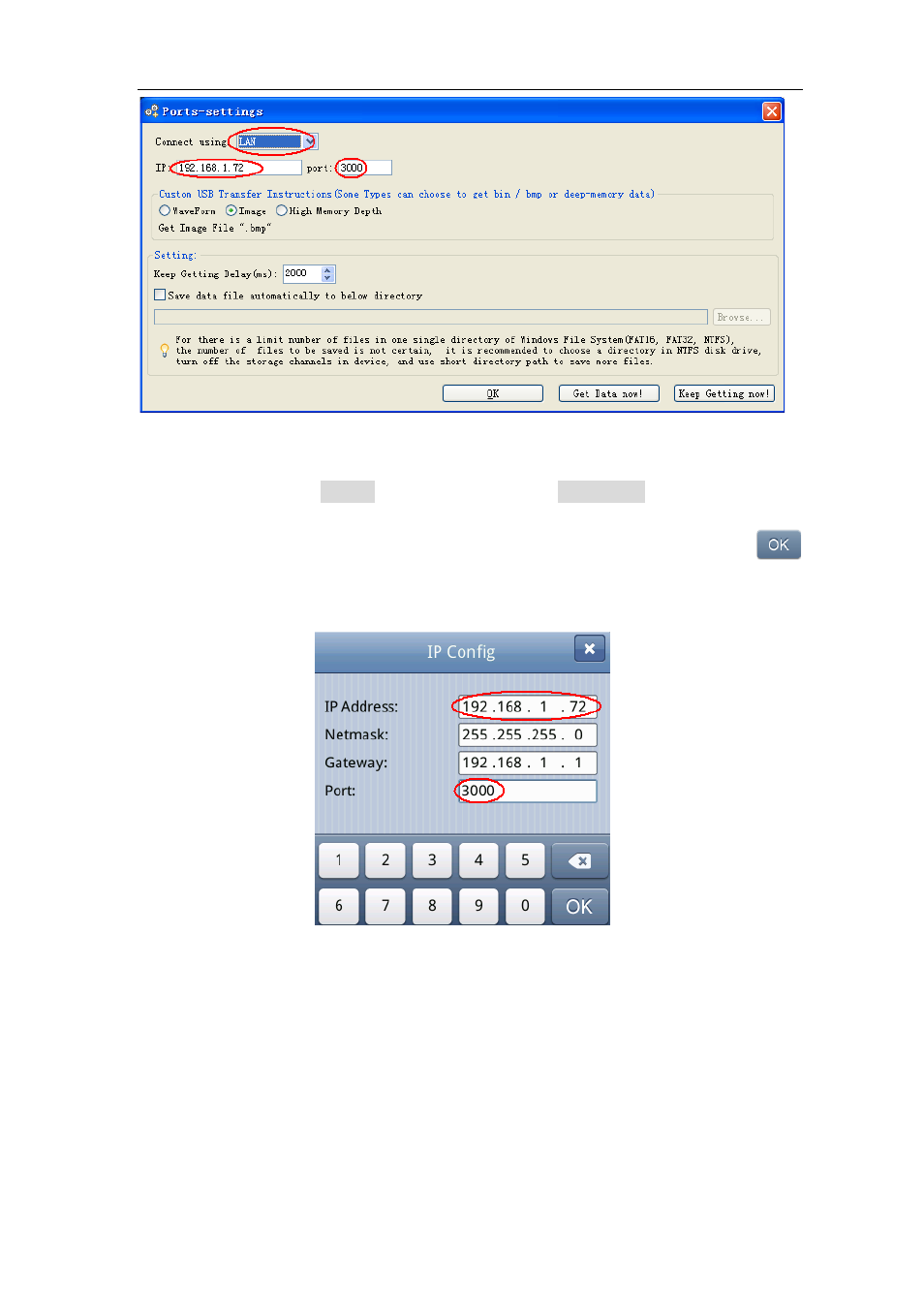 Connect through a router | OWON TDS Series User Manual | Page 66 / 82