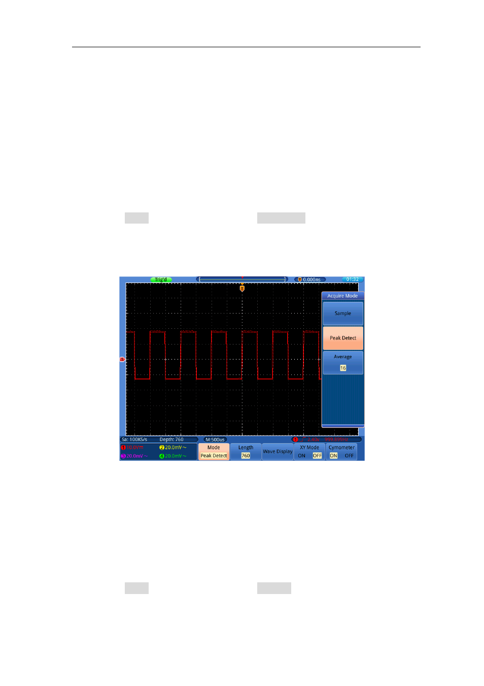 Example 4: analyze the details of a signal | OWON TDS Series User Manual | Page 73 / 82