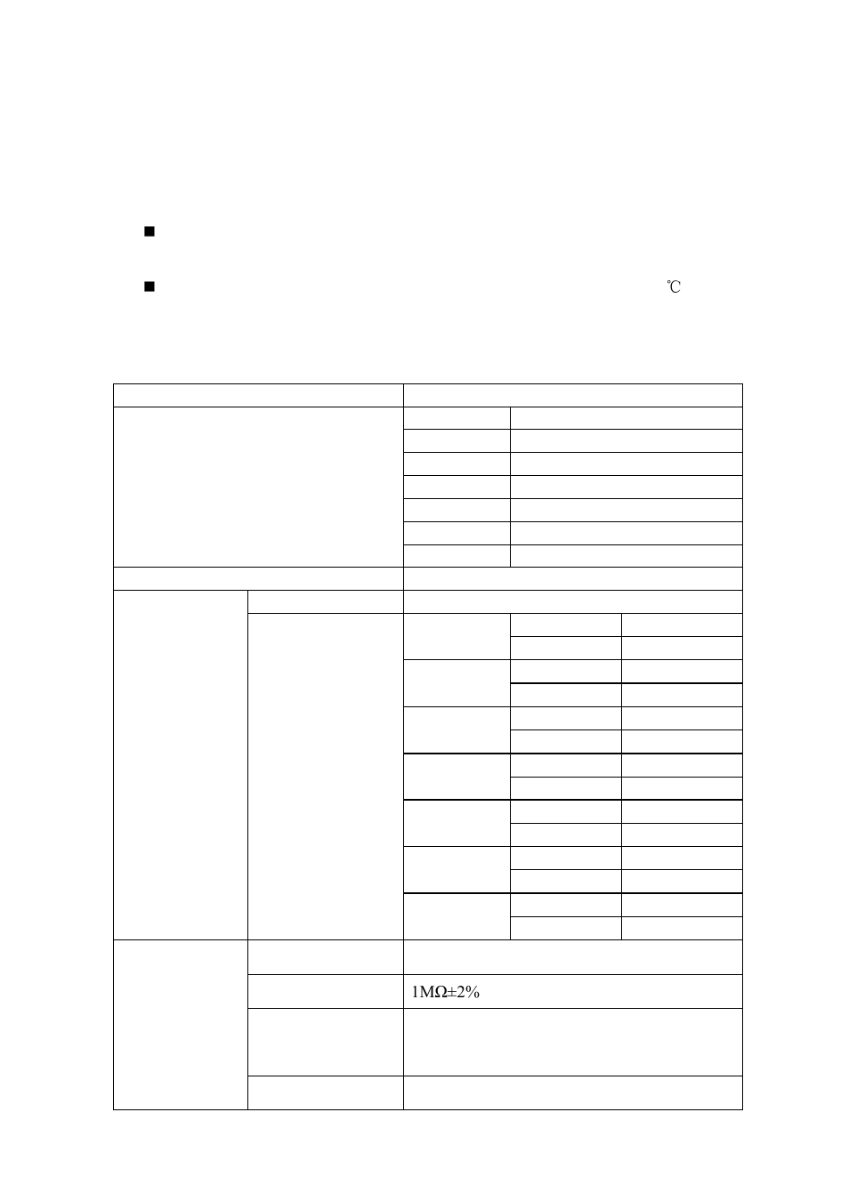 Technical specifications | OWON SDS Series User Manual | Page 102 / 109