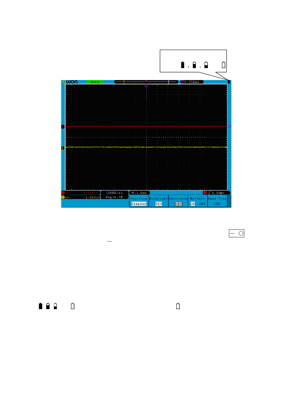 Appendix c: battery using guide | OWON SDS Series User Manual | Page 109 / 109