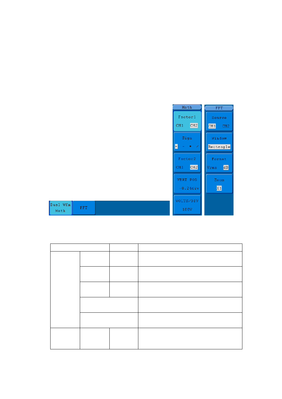 Use mathematical manipulation function | OWON SDS Series User Manual | Page 31 / 109