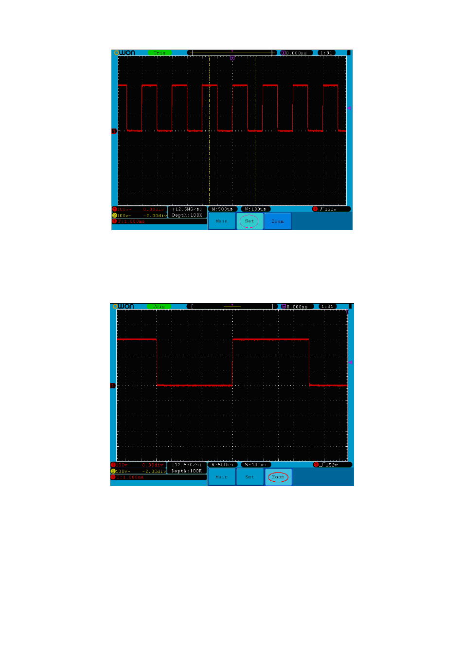 Window expansion | OWON SDS Series User Manual | Page 38 / 109