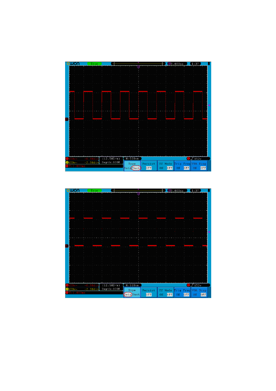 Persist | OWON SDS Series User Manual | Page 50 / 109