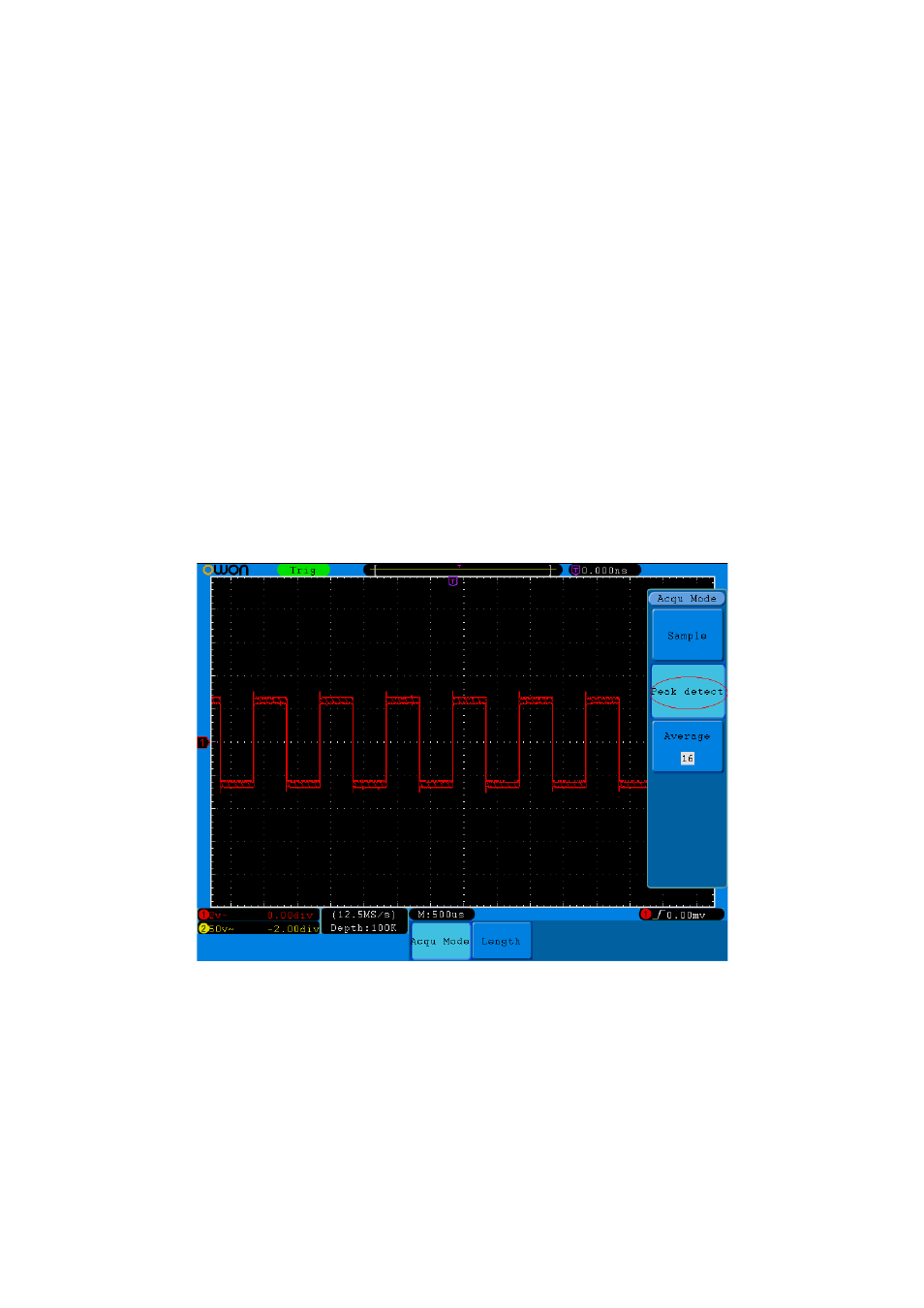 Example 4: analyze the details of a signal | OWON SDS Series User Manual | Page 97 / 109